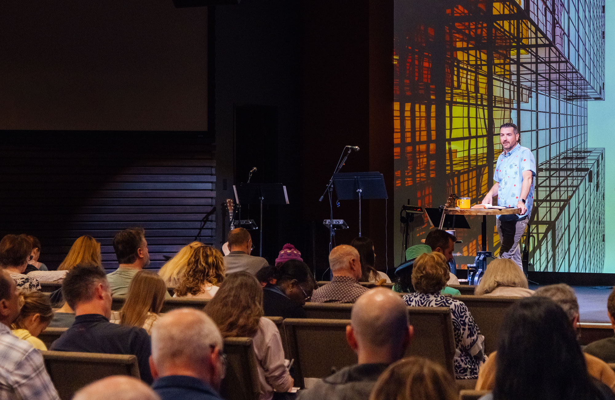 Pastor Miles DeBenedictis teaching